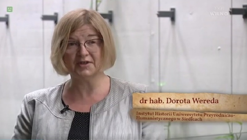 dr hab. Dorota Wereda z Instytutu Historii