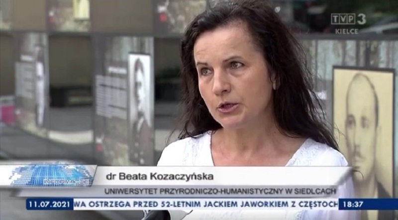 dr Beata Kozaczynska w TVP3 Kielce