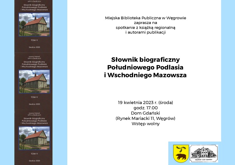 zaproszenie z lewej strony okladka slownika z prawej tekst